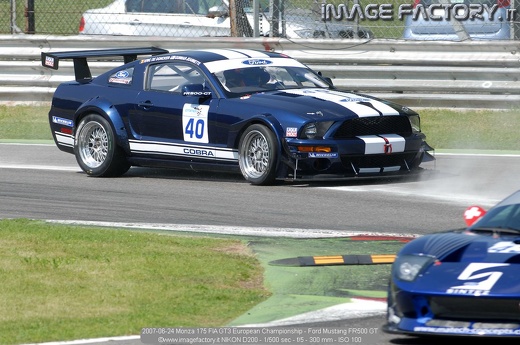 2007-06-24 Monza 175 FIA GT3 European Championship - Ford Mustang FR500 GT